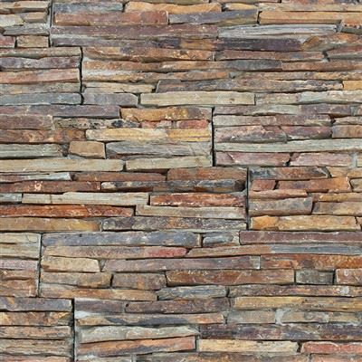 Rustykalny panel okładzinowy z cienkiego kamienia łupkowego